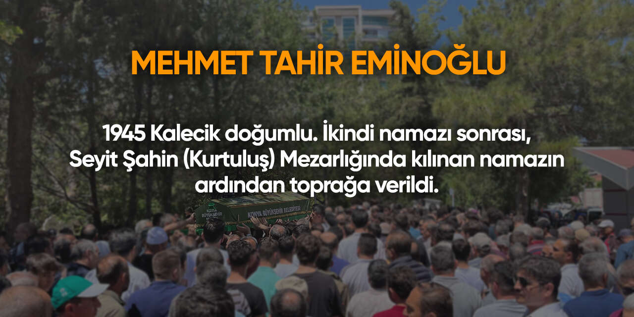 Konya'da bugün vefat edenler | 6 Ocak 2026 7